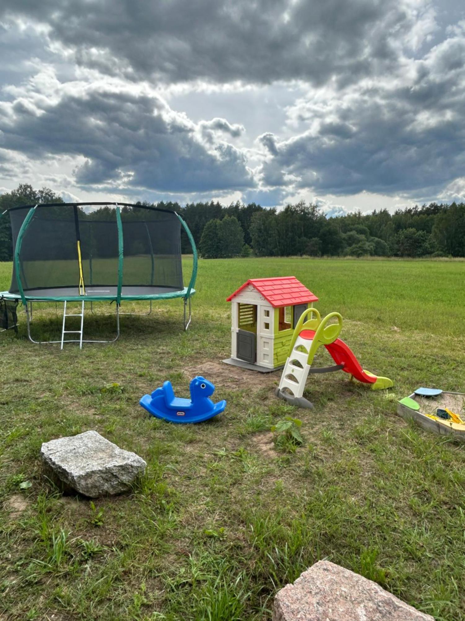 Ferienwohnung Koniec Swiata Nowa Stodola Mikołajki Exterior foto