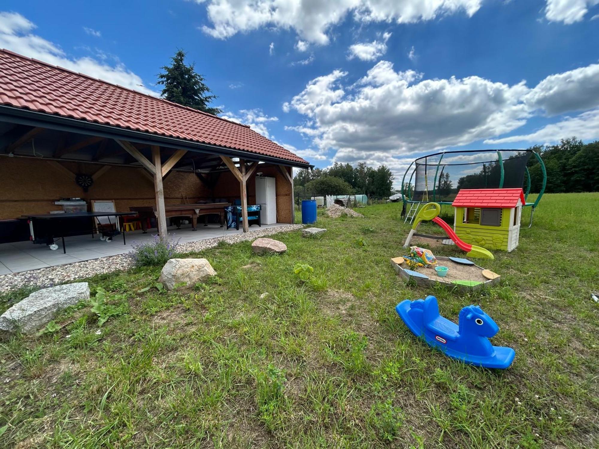 Ferienwohnung Koniec Swiata Nowa Stodola Mikołajki Exterior foto