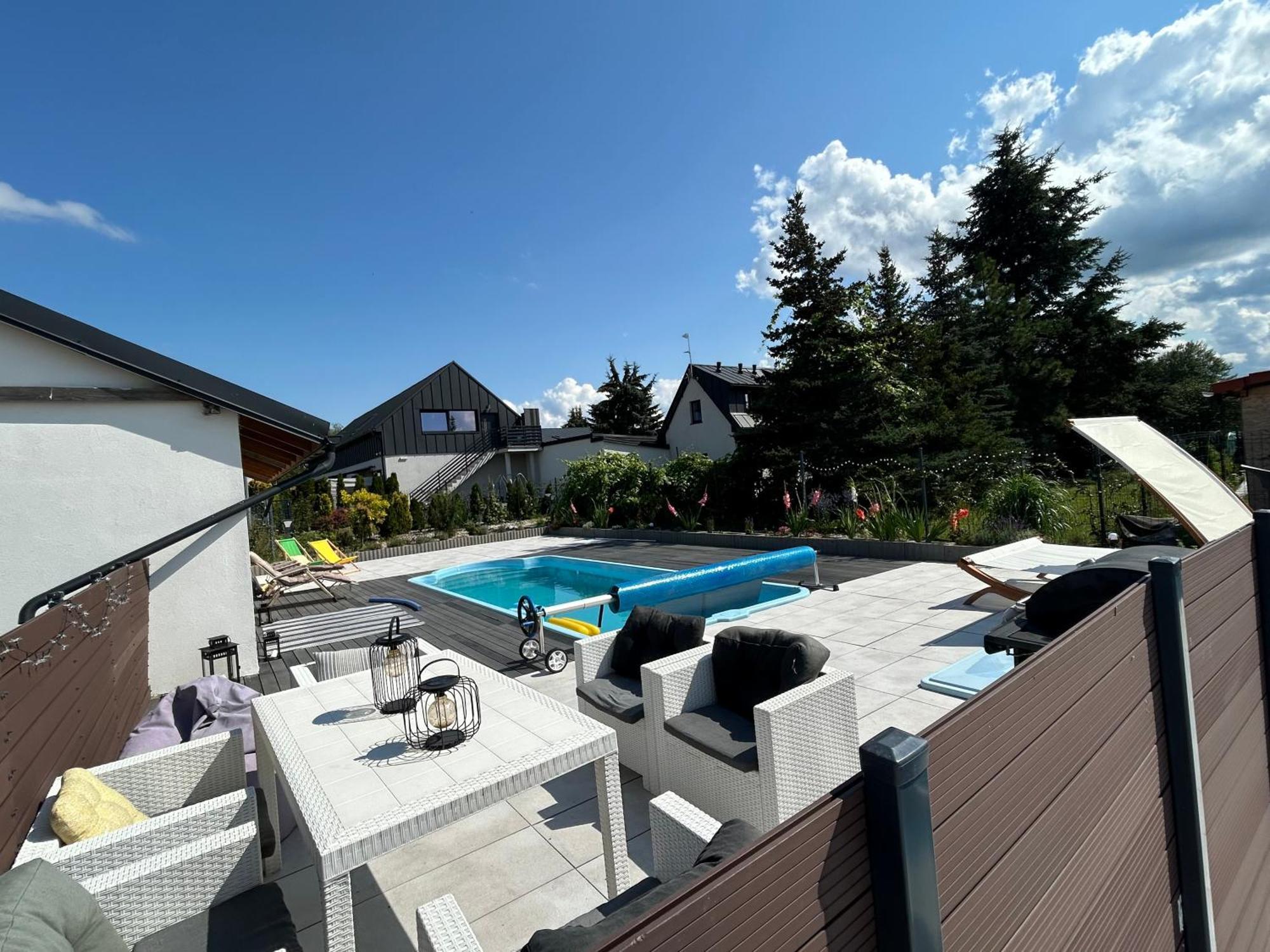 Ferienwohnung Koniec Swiata Nowa Stodola Mikołajki Exterior foto